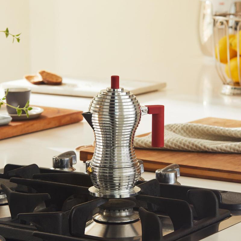 Cafeteira Alessi MDL02/1 R Pulcina 1 xícara vermelha - Cafeteira